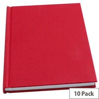 Whitebox A6 Ruled Manuscript Book Pack of 10