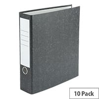 Charcoal A4 Lever Arch Files 70mm Pack of 10