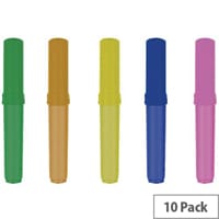 HiGlo Highlighter Pens Assorted Colours Pack of 10 WX16351A