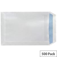 Envelopes C5 90gsm White Self-Seal Pack of 500 Boxed WX3469