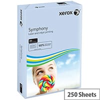Xerox Symphony A4 Pastel Blue 160gsm Card (Pack of 250) 003R93222