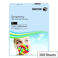 Xerox Symphony Pastel Tints Blue A4 Paper 80gsm Ream 003R93967