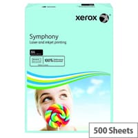 Xerox Symphony Medium Tints Mid Blue A4 Paper Ream 80gsm Pack of 500