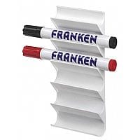 Franken Magnetic Marker Holder for 6 Board Markers White Z1986