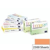 Image Coloraction Deep Orange Amsterdam A4 Paper 80gsm Box of 2500 Sheets