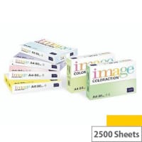 Image Coloraction Sevilla Dark Yellow A4 Paper 80gsm Box of 2500 Sheets