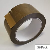 Buff Packaging Tape 48mm x 66m Pack of 36 Rolls