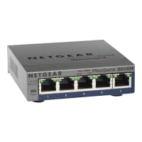 NETGEAR ProSafe Plus GS105Ev2 - Switch - unmanaged - 5 x 10/100/1000 - desktop