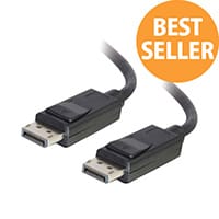 C2G DisplayPort Cable with Latches - DisplayPort cable - DisplayPort (M) to DisplayPort (M) - 2 m - latched - black