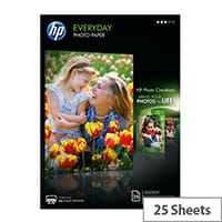 HP Everyday Photo Paper Glossy 8 mil A4 (210 x 297 mm) 200 g/m² 25 sheet(s) photo paper