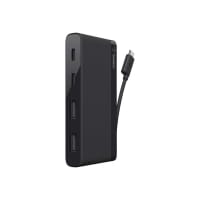 Belkin USB 4-Port Mini Hub Desktop. Super Speed Data Transfer Rate Of 5Gbps. Comaptible With Keyboard, Hard Drives, Mouse, Flash Drives & More. Black in Colour & Easily Portable.
