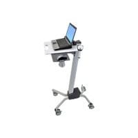 Ergotron Neo-Flex Laptop Cart - Cart for notebook - plastic, aluminium, steel - two-tone grey