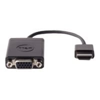 Dell - Video adapter - HDMI / VGA - HDMI (M) to HD-15 (F) - black - for Chromebook 3120, 7310; Inspiron 5458, 5558; Latitude 13 7350, E7250, E7440, E7450