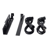 APC - KVM console rack mounting kit - black - 1U