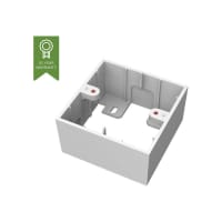 VISION TechConnect 3 1-Gang UK Backbox - Back box - white - 1-gang