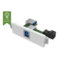 VISION TechConnect 3 USB-b module with active booster circuit - Modular facility plate snap-in - USB Type B