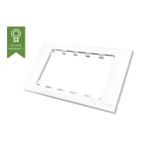 VISION TechConnect 3 2-Gang UK Surround - Faceplate - white - 2-gang