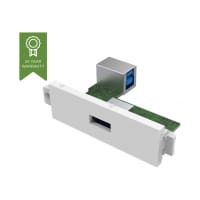 VISION TechConnect 3 USB-a module - Modular facility plate snap-in - USB Type A