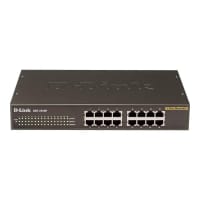 D-Link DES 1016D - Switch - unmanaged - 16 x 10/100 - desktop