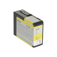 Epson T5804 - 80 ml - yellow - original - ink cartridge - for Stylus Pro 3800, Pro 3880