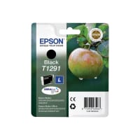 Epson T1291 - 11.2 ml - L size - black - original - blister - ink cartridge - for Stylus SX230, SX235, SX430, SX438; WorkForce WF-3010, 3520, 3530, 3540, 7015, 7515, 7525 - Epson Apple