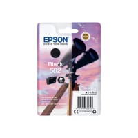 Epson 502 - 4.6 ml - black - original - blister - ink cartridge - for Expression Home XP-5100, XP-5105; WorkForce WF-2860, WF-2860DWF, WF-2865DWF - Epson Binocular