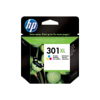 HP 301XL - High Yield - colour (cyan, magenta, yellow) - original - ink cartridge - for Deskjet 1000, 1010, 1050 J410, 1050A J410, 1051A J410, 1055 J410, 1056 J410, 1510, 1512 - HP No 301 XL
