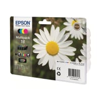 Epson 18 Multipack - 4-pack - 15.1 ml - black, yellow, cyan, magenta - original - ink cartridge - for Expression Home XP-212, 215, 225, 312, 315, 322, 325, 412, 415, 422, 425
