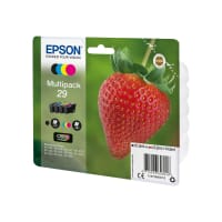 Epson 29 Multipack - 4-pack - black, yellow, cyan, magenta - original - blister - ink cartridge - for Expression Home XP-235, 245, 247, 332, 335, 342, 345, 432, 435, 442, 445, 455