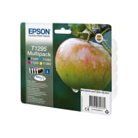 Epson T1295 Multipack - 4-pack - 32.2 ml - L size - black, yellow, cyan, magenta - original - ink cartridge - for Stylus SX230, SX235, SX430, SX438; WorkForce WF-3010, 3520, 3530, 3540, 7015, 7515, 7525 - Epson Apple