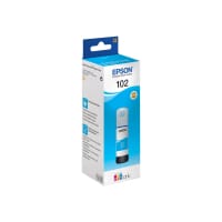 Epson 102 - 70 ml - cyan - original - ink tank - for EcoTank ET-2750, ET-3700, ET-3750, ET-4750; Expression ET-2700, ET-2750, ET-3700