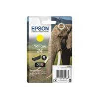 Epson 24 - 4.6 ml - yellow - original - ink cartridge - for Expression Photo XP-55, 750, 760, 850, 860, 950, 960; Expression Premium XP-750, 850 - Epson Elephant