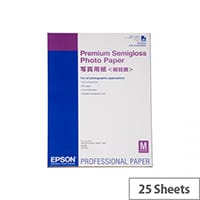 Epson Premium Semigloss Photo Paper - Semi-glossy - A2 (420 x 594 mm) - 251 g/m² - 25 sheet(s) photo paper - for Stylus Pro 4900 Spectro_M1; SureColor P5000, P800, SC-P10000, P20000, P5000, P6000, P8000