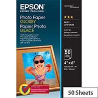 Epson - Glossy - 102 x 152 mm - 200 g/m² - 50 sheet(s) photo paper - for Expression Home HD XP-15000; Expression Photo HD XP-15000; WorkForce WF-7720