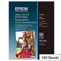 Epson Value Photo Paper Glossy 100 x 150 mm 183 g/m² 100 Sheet(s) Photo Paper