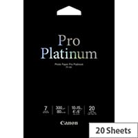 Canon Photo Paper Pro Platinum - 100 x 150 mm - 300 g/m² - 20 sheet(s) photo paper - for PIXMA iP3600, MP240, MP480, MP620, MP980