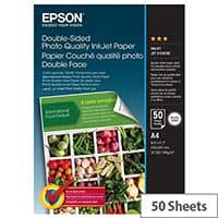 Epson Double-Sided Photo Quality Inkjet Paper Matte A4 (210 x 297 mm) 140 g/m² 50 Sheet(s) Photo Paper