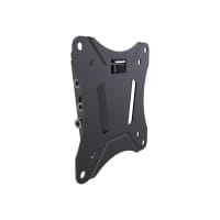 Vision VFM-W1X1T - Wall mount for LCD display - lockable - steel - black - screen size: 10"-34"