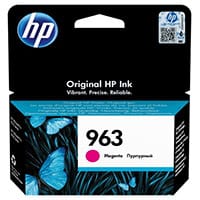 HP 963 Magenta Ink Cartridge - Original, 10.77ml, for Officejet Pro Printers9010, 9012, 9013, 9014, 9015, 9016, 9019/Premier, 9020, 9022, 9023, 9025 - HP No 963