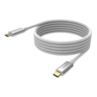 Vision - USB cable - USB-C (M) to USB-C (M) - USB 3.1 Gen 1 / Thunderbolt 3 - 3 A - 4 m - white