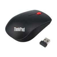 Lenovo ThinkPad Essential Wireless Mouse - Mouse - laser - 3 buttons - wireless - 2.4 GHz - USB wireless receiver - for ThinkBook 14 G2 ITL; 15 G2 ITL; ThinkPad E14 Gen 2; P14s Gen 1; V30a-22; V30a-24