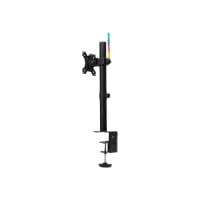 Kensington SmartFit Ergo Single Monitor Arm - Desk mount for Monitor (adjustable arm) - black - screen size: up to 34" - desktop, C-clamp, grommet
