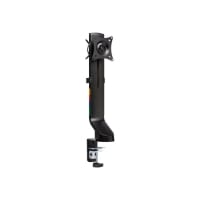 Kensington SmartFit Space-Saving Single Monitor Arm - Desk mount for Monitor (Tilt & Swivel) - black - screen size: up to 32" - desktop, C-clamp, grommet