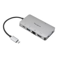 Targus USB-C DP Alt Mode Single Video 4K HDMI/VGA Docking Station with 100W PD Pass-Thru - Docking station - USB-C - VGA, HDMI - GigE - Europe