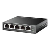 TP-Link Easy Smart TL-SG105PE - Switch - Managed - 5 x 10/100/1000 (4 PoE+) - desktop - PoE+ (65 W)