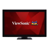 ViewSonic TD2760 - LED monitor - 27" - touchscreen - 1920 x 1080 Full HD (1080p) @ 60 Hz - MVA - 230 cd/m² - 3000:1 - 12 ms - HDMI, VGA, DisplayPort - speakers