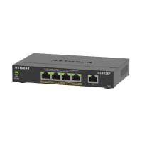 NETGEAR GS305EP - Switch - smart - 5 x 10/100/1000 (4 PoE+) - desktop, wall-mountable - PoE+ (63 W)
