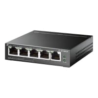 TP-Link TL-SF1005LP - V1 - switch - unmanaged - 5 x 10/100 (4 PoE) - desktop, wall-mountable - PoE (41 W)