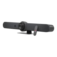 Logitech Rally Bar 4K Video Conferencing Bar - USB 3.0, WiFi, Bluetooth, Zoom & Microsoft Teams Certified, 30FPS Ultra HD - For Business Meeting Rooms