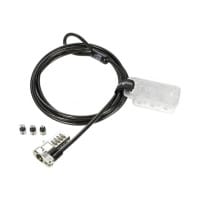 Kensington Universal 3-in-1 Keyed Laptop Lock - Standard Keyed - Security cable lock - 1.8 m